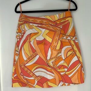 TALBOTS - Print Stretch Mini Skirt